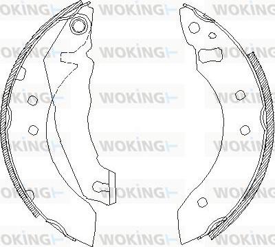 Woking Z4051.00 - Kočiona obloga www.molydon.hr