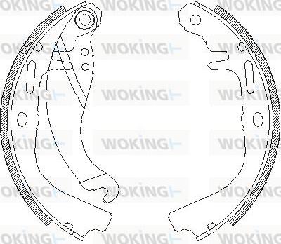 Woking Z4065.00 - Kočiona obloga www.molydon.hr