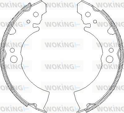 Woking Z4066.00 - Kočiona obloga www.molydon.hr