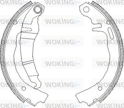 Woking Z4006.00 - Kočiona obloga www.molydon.hr