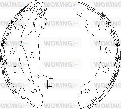 Woking Z4001.00 - Kočiona obloga www.molydon.hr