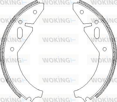 Woking Z4003.00 - Kočiona obloga www.molydon.hr