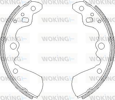 Woking Z4019.00 - Kočiona obloga www.molydon.hr