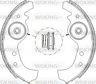 Woking Z4015.01 - Kočiona obloga www.molydon.hr