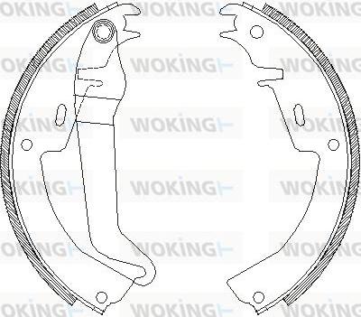 Woking Z4010.00 - Kočiona obloga www.molydon.hr