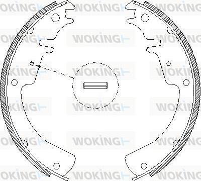 Woking Z4010.01 - Kočiona obloga www.molydon.hr