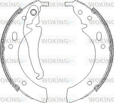 Woking Z4018.00 - Kočiona obloga www.molydon.hr