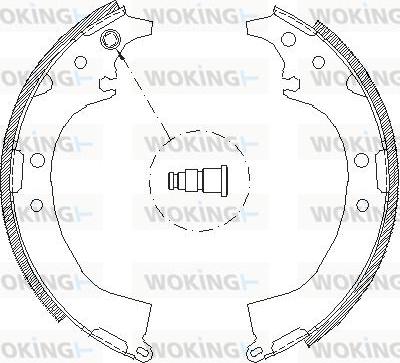 Woking Z4085.00 - Kočiona obloga www.molydon.hr