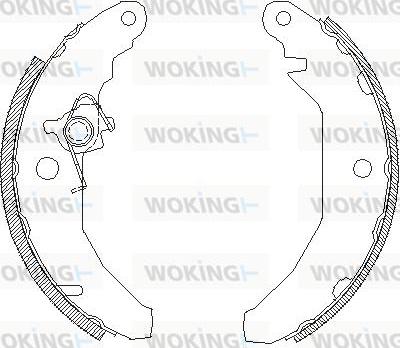 Woking Z4081.00 - Kočiona obloga www.molydon.hr