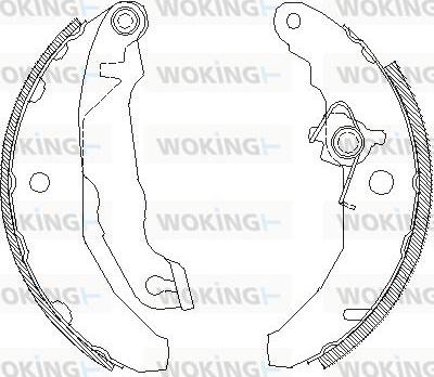 Woking Z4081.01 - Kočiona obloga www.molydon.hr