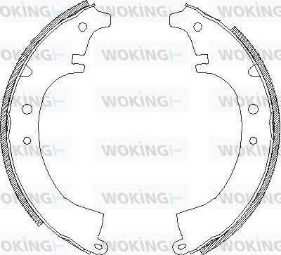 Woking Z4087.00 - Kočiona obloga www.molydon.hr