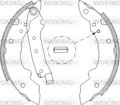 Woking Z4036.01 - Kočiona obloga www.molydon.hr