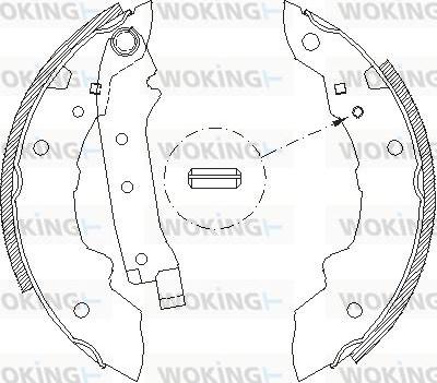 Woking Z4038.00 - Kočiona obloga www.molydon.hr