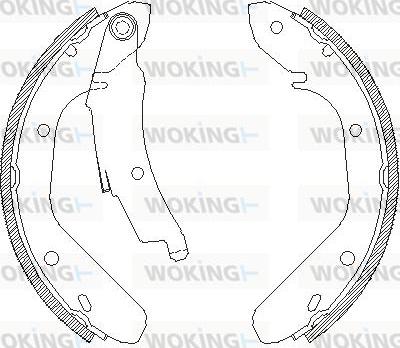 Woking Z4024.00 - Kočiona obloga www.molydon.hr