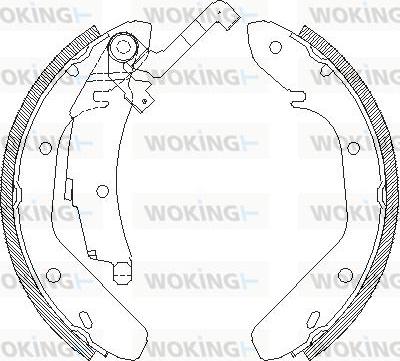 Woking Z4024.01 - Kočiona obloga www.molydon.hr