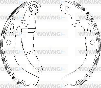 Woking Z4025.00 - Kočiona obloga www.molydon.hr