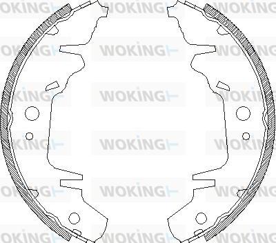 Woking Z4020.00 - Kočiona obloga www.molydon.hr