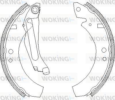 Woking Z4023.00 - Kočiona obloga www.molydon.hr