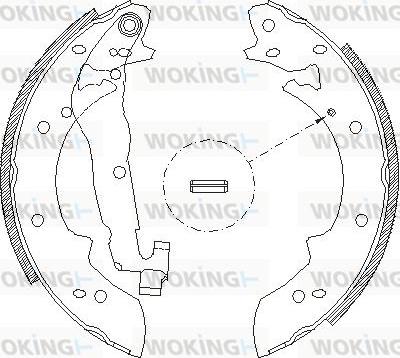 Woking Z4027.00 - Kočiona obloga www.molydon.hr