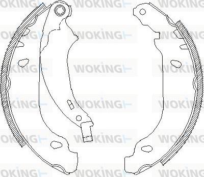 Woking Z4076.00 - Kočiona obloga www.molydon.hr