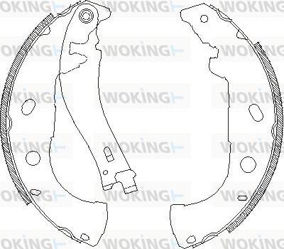 Woking Z4072.00 - Kočiona obloga www.molydon.hr