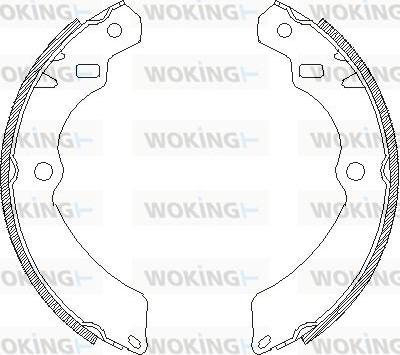 Woking Z4196.00 - Kočiona obloga www.molydon.hr