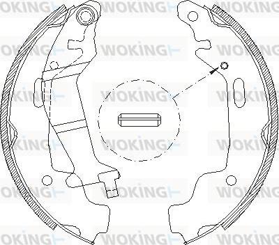 Woking Z4145.00 - Kočiona obloga www.molydon.hr