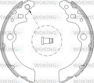 Woking Z4143.00 - Kočiona obloga www.molydon.hr