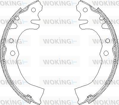 Woking Z4155.00 - Kočiona obloga www.molydon.hr