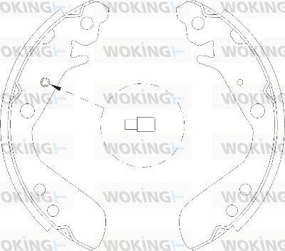 Woking Z4156.00 - Kočiona obloga www.molydon.hr