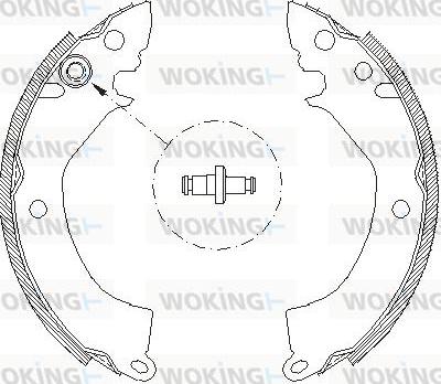 Woking Z4157.00 - Kočiona obloga www.molydon.hr