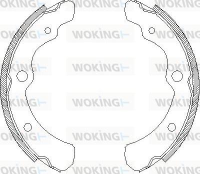 Woking Z4165.00 - Kočiona obloga www.molydon.hr