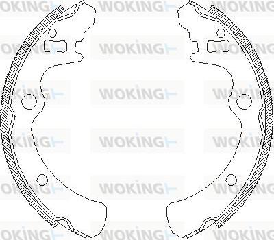 Woking Z4166.00 - Kočiona obloga www.molydon.hr