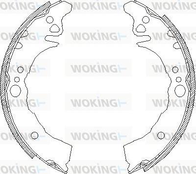 Woking Z4160.00 - Kočiona obloga www.molydon.hr