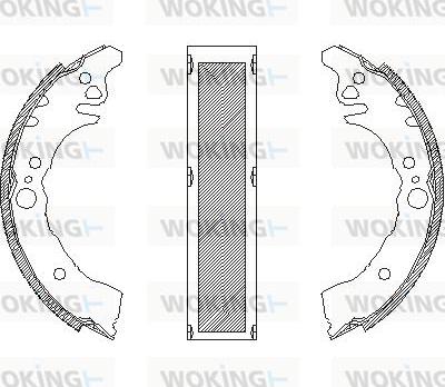 Woking Z4160.01 - Kočiona obloga www.molydon.hr