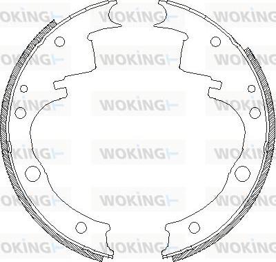 Woking Z4109.00 - Kočiona obloga www.molydon.hr