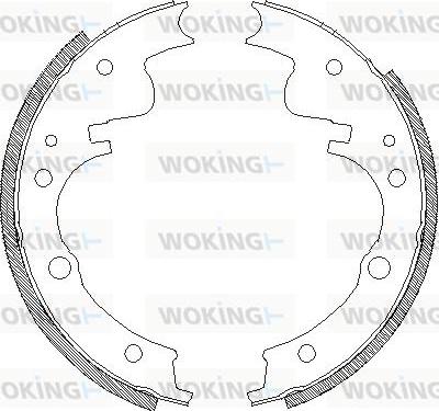 Woking Z4104.00 - Kočiona obloga www.molydon.hr