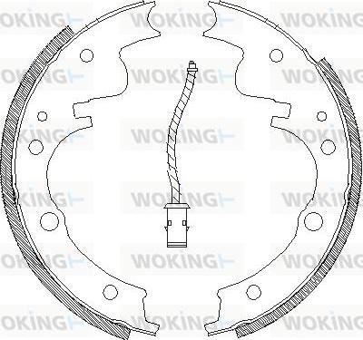 Woking Z4104.01 - Kočiona obloga www.molydon.hr