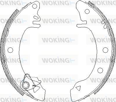 Woking Z4100.00 - Kočiona obloga www.molydon.hr