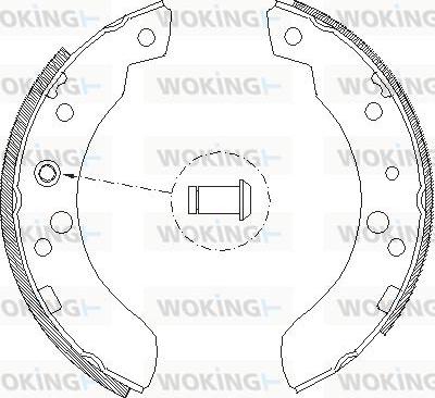 Woking Z4111.00 - Kočiona obloga www.molydon.hr