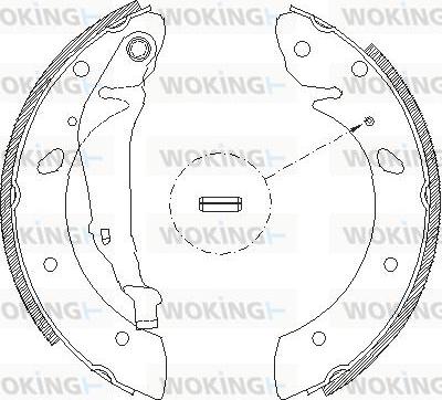 Woking Z4113.00 - Kočiona obloga www.molydon.hr