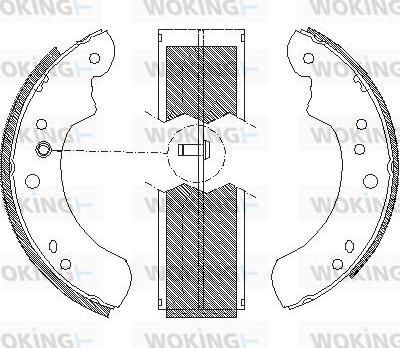 Woking Z4112.00 - Kočiona obloga www.molydon.hr