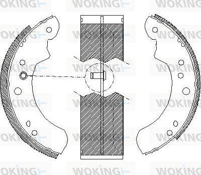 Woking Z4112.01 - Kočiona obloga www.molydon.hr