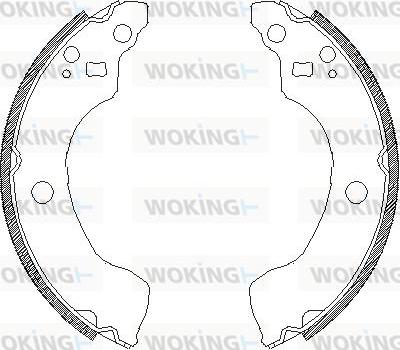 Woking Z4189.00 - Kočiona obloga www.molydon.hr