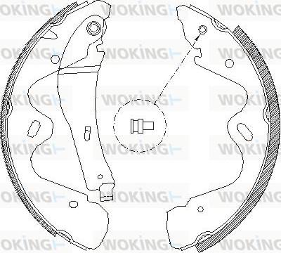 Woking Z4184.00 - Kočiona obloga www.molydon.hr