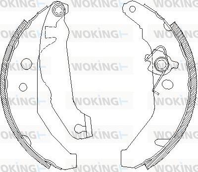 Woking Z4185.01 - Kočiona obloga www.molydon.hr