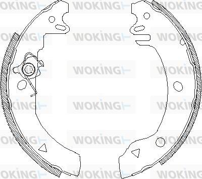 Woking Z4186.00 - Kočiona obloga www.molydon.hr