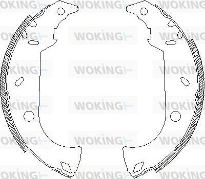 Woking Z4180.00 - Kočiona obloga www.molydon.hr