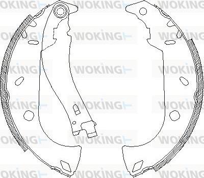 Woking Z4180.01 - Kočiona obloga www.molydon.hr