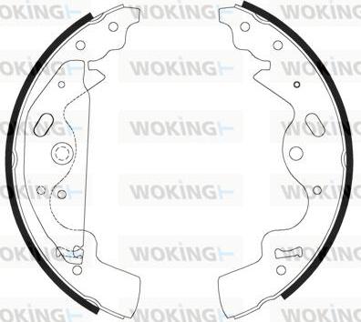 Woking Z4181.00 - Kočiona obloga www.molydon.hr